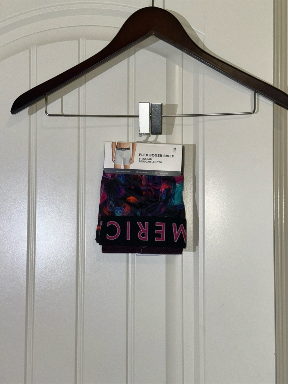 American Eagle Jellyfish 6" Flex Boxer Brief M NWT